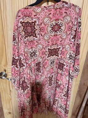 torrid Pink Paisley Print Blouse